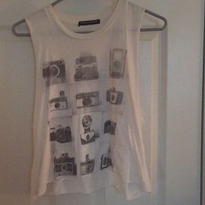 Brandy Melville Cut-off Tank Top